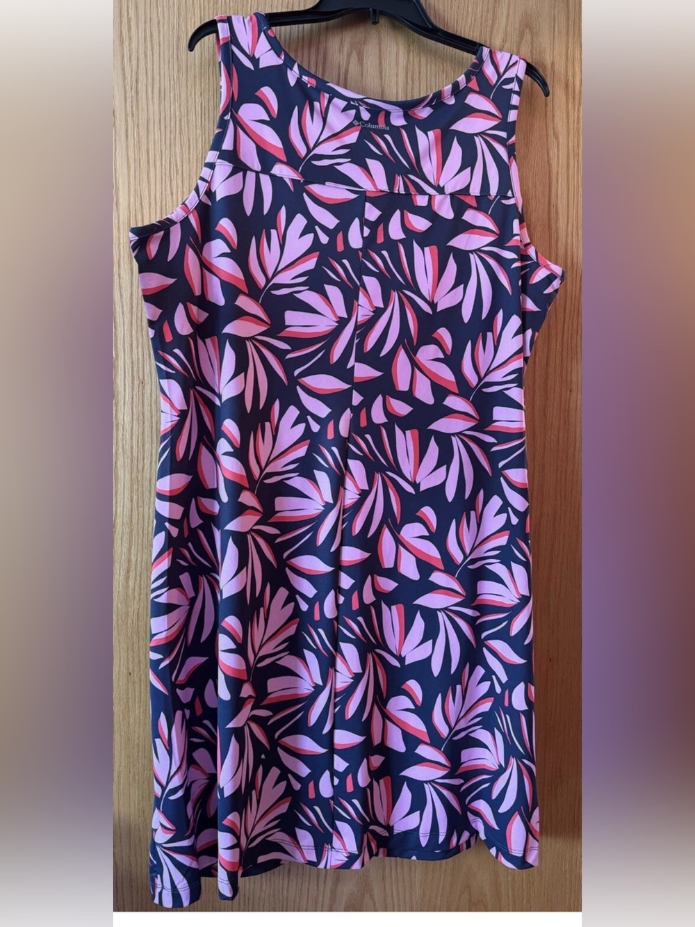 Columbia XXL Chill River womens Sleeveless tank Dress NEW pockets wicking SPF - Picture 2 of 15